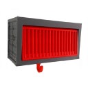 Multifunkčný držiak na kľúče s otváracími dverami 10,3x5x6 cm z PVC na organizáciu kľúčov a drobností doma 2