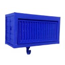 Multifunkčný držiak na kľúče s otváracími dverami 10,3x5x6 cm z PVC na uloženie kľúčov a drobností v predsieni 3