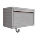 Multifunkčný držiak na kľúče s otváracími dverami 10,3x5x6 cm z PVC pre organizáciu kľúčov a doplnkov v domácnosti 6