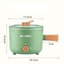 Multifunkčný hrniec varič ryže 1,8 l kompaktný 24,5 × 14,5 cm zelený kuchynský elektrický hrniec pre domáce varenie 3