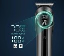 Multifunkčný zastrihávač 6v1 s LCD displejom USB-C nabíjaním 16 cm nerezové čepele pre vlasy, bradu, nos a telo 3