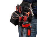 Multifunktionale Gürtel- und Werkzeugtasche für Gärtner und Elektriker Kombitasche mit Taschen Universalgröße Verstellbarer Gürtel 4