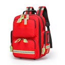 Multifunktionaler Rucksack Erste Hilfe Set leer 41x29x20 cm Medizinischer Rucksack mit reflektierenden Elementen Wasserdicht Oxford für Erste Hilfe Outdoor 3