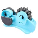 Multifunktionaler Tischabroller lila großer Rollspender halbautomatischer Dispenser mit Schneidevorrichtung für Verpackungs- und Büroanwendungen transparenter Design 5