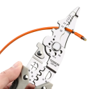 Multifunktionel elektrikertang 21,7 cm Skære- og afisoleringstang Kombinationstang til elektriske installationer og reparationer 2