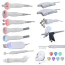 Multifunktionel kosmetisk apparat 12v1 ultralydsbehandling til ansigtet med hoveder og LED-maske til rensning og foryngelse af huden 9