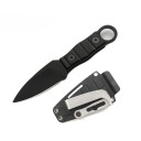 Multifunktionel overlevelseskniv 18 cm Rustfrit stålblad med skede Udendørs taktisk kniv Camping Vandring Friluftsudstyr 1