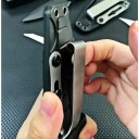 Multifunktionel overlevelseskniv 18 cm Rustfrit stålblad med skede Udendørs taktisk kniv Camping Vandring Friluftsudstyr 3