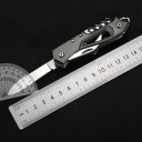 Multifunktionel schweizerkniv 9,7 cm rustfrit stål aluminiumslegering udendørskniv EDC rejseværktøj campingkniv 4