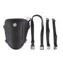 Multifunktionel vandtæt motorcykelbagsædetaske 31,5 × 25,5 × 20 cm nylon skuldertaske med regnslag til motocrosskørere 1