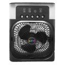 Multifunktionel ventilator 10W bærbar klimaanlæg vandkølende luftfugter med LED-natlys kompakt luftkøler 26 x 21 cm 4