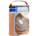 Multifunktionel ventilator 10W bærbar klimaanlæg vandkølende luftfugter med LED-natlys kompakt luftkøler 26 x 21 cm 2
