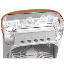 Multifunktionel ventilator 10W bærbar klimaanlæg vandkølende luftfugter med LED-natlys kompakt luftkøler 26 x 21 cm 3