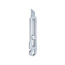 Multifunktionell fällkniv 15,3 cm Metallkropp Skärande Öppningsskruvar och lock Linjal Svart universalkniv Exakt bladjustering 5