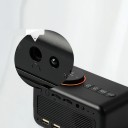 Multifunktionelt LED-vækkeur med FM-radio 11,3 x 8,6 x 7,15 cm Temperatur Luftfugtighed USB-strømforsyning 2 alarmer Stemmeaktiveret vækning 4