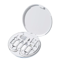 Multifunktionelt USB-kabelsæt med adaptere 60W PD hurtigopladning 3A Lightning Micro USB TYPE-C opbevaringsboks oplader rejseboks 5