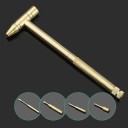 Multifunktionshammer med skruetrækker Hammer med aftagelig skruetrækker Multifunktionsværktøj Minihammer 17 cm 2
