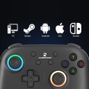 Multiplatform RGB draadloze controller met gyroscoop, Hall-effectschakelaars en programmeerbare knoppen voor PC Steam Switch Android iOS 1