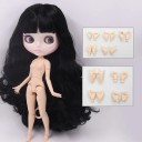 Muñeca de plástico de 30 cm con flequillo y diferentes tonos de cabello Muñeca realista con brazos intercambiables Plástico resistente 1