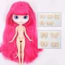Muñeca de plástico de 30 cm con flequillo y diferentes tonos de cabello Muñeca realista con brazos intercambiables Plástico resistente 6