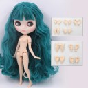 Muñeca de plástico de 30 cm con flequillo y diferentes tonos de cabello Muñeca realista con brazos intercambiables Plástico resistente 8
