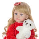 Muñeca niña realista con accesorios 60 cm 6