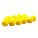 Munição de espuma amarela 100 pcs diâmetro aprox. 2,2 cm Balas redondas compatíveis com Nerf Rival Munição de substituição para armas de espuma para crianças 2