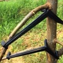 Muovinen kasvien tuki ja oksien muotoilija 10 kpl 90 × 40 × 10 mm musta taivutin varsien ja oksien suuntaamiseen 2