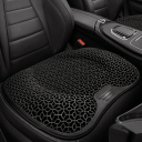Mustat geelimäinen autopedin 48 x 43 cm Ortopedinen istuinpehmuste selkäkipua vastaan Ergonominen istuinpadi Mukava istuinpehmuste 3