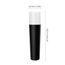 Mustat navigointivalot LED 10,7 x 2,6 x 2,6 cm IP67 syöttöveneille, kantama 300–500 m 4