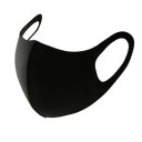Mustat puuvillaiset talvi lämpimät puolikas kasvomaski Unisex paksuuntuva suun maski sarvikuono-kuvioinnilla Suojaus kylmältä ja tuulelta 3