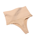 Mutande da donna dimagranti a vita alta Tanga modellante senza cuciture Biancheria intima snellente per modellare il punto vita Biancheria compressiva per una silhouette liscia 6