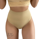 Mutande da donna dimagranti a vita alta Tanga modellante senza cuciture Biancheria intima snellente per modellare il punto vita Biancheria compressiva per una silhouette liscia 3