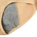 Mutandine mestruali con vita alta Pizzo in vita Cotone elastan Intimo assorbente monocolore Riutilizzabili mutandine comode 6
