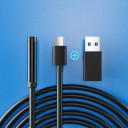 N500-M 7mm IP67 LED 3i1 USB Type-C endoskopkamera til Android PC Fleksibelt inspektionskamera til rør og motorer 2m 3