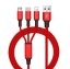 Nabíjací kábel Micro USB / USB-C / Lightning 2
