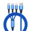 Nabíjací kábel Micro USB / USB-C / Lightning 3