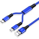 Nabíjací kábel USB na USB-C / Micro USB 3