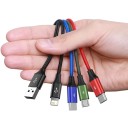 Nabíjací USB kábel 4v1 2