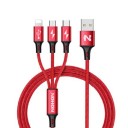 Nabíjací USB kábel pre Micro USB / USB-C / Lightning 2