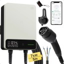 Nabíjacia stanica Type 2 7,4 kW 6A-32A 5 m LCD aplikácia wallbox pre nabíjanie elektromobilu doma aj v garáži 1