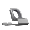 Nabíjecí stojánek pro Apple Watch Series Ultra 2/SE/10 7,7x5,4x4,4 cm ALU+TPU dokovací stojan na stůl i noční stolek 2