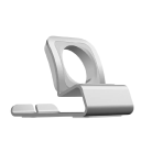 Nabíjecí stojánek pro Apple Watch Series Ultra 2/SE/10 7,7x5,4x4,4 cm ALU+TPU dokovací stojan na stůl i noční stolek 4