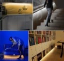 Nacht sensor met bewegingsdetectie en LED-strips J1401 4