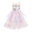 Nádherné dievčenské šaty s jednorožcom J2580 4