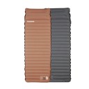 Nadmuchiwany materac z wbudowaną pompą 195 × 70 × 10 cm nylon lekki 1 kg mocna izolacja do kempingu turystyki outdoor 2