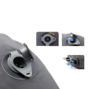 Nafukható ergonomikus párna 30 x 42 cm Kempingező utazópárna Kétrétegű 7 és 10 cm Könnyű mosható Hordozható autóba és otthonra 2