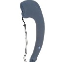 Nafukovací bočný spací vankúš na krk 90 x 28 cm PVC kompozitný vločkový materiál Cestovný vankúš s puzdrom a sťahovacou šnúrkou 7