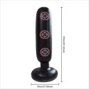 Nafukovací boxovací pytel 155x55 cm dla dzieci i dorosłych Wolnostojący worek treningowy z piaskiem Fitness bop stojak bokserski worek treningowy 3