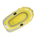 Nafukovací čln pre 2 osoby Explorer Boat Dva úchyty na pádla a dvojitý ventil 188 x 114 cm PVC 0,3 mm Nosnosť 90 kg Žltý Na jazero a rieku 6